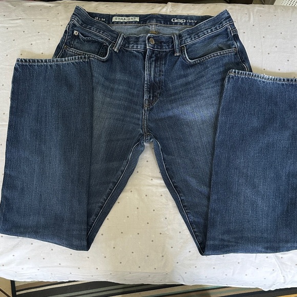 GAP Men's Classic Denim Straight Jeans - Picture 1 of 5